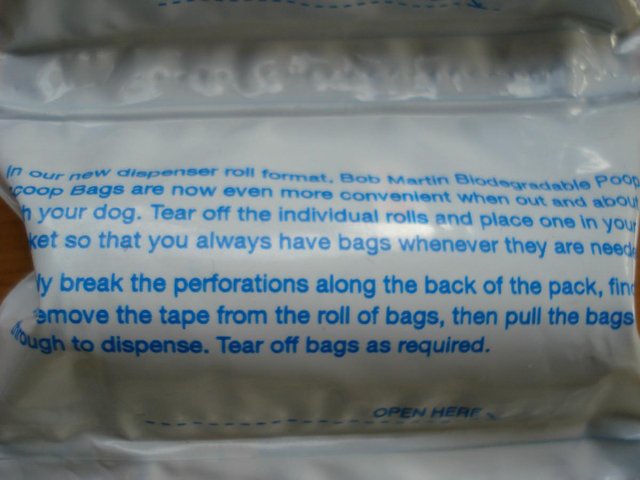 Image 3 of Bob Martin Biodegradable Poop Scoop Bags for dogs
