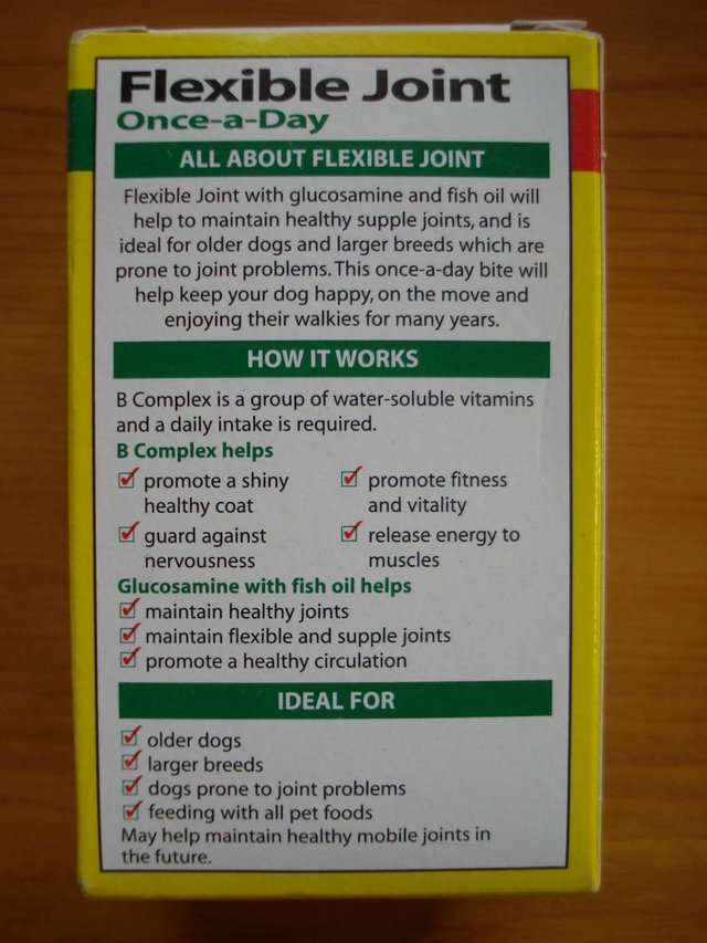 Image 2 of Vetzyme Dog Flexible Joint Supplement in Tasty Chicken Bites