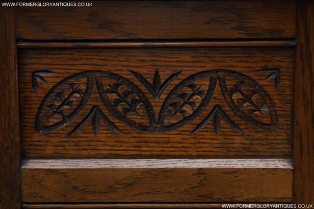 Image 27 of AN OLD CHARM CANTED CUPBOARD SIDEBOARD DRESSER BASE TV STAND