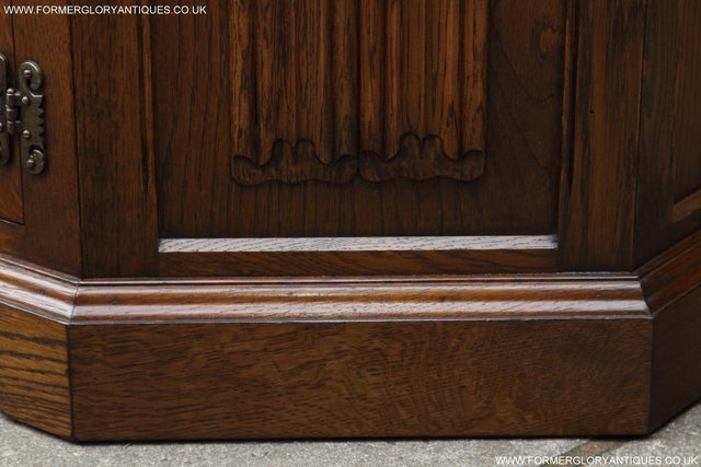 Image 37 of AN OLD CHARM CANTED CUPBOARD SIDEBOARD DRESSER BASE TV STAND