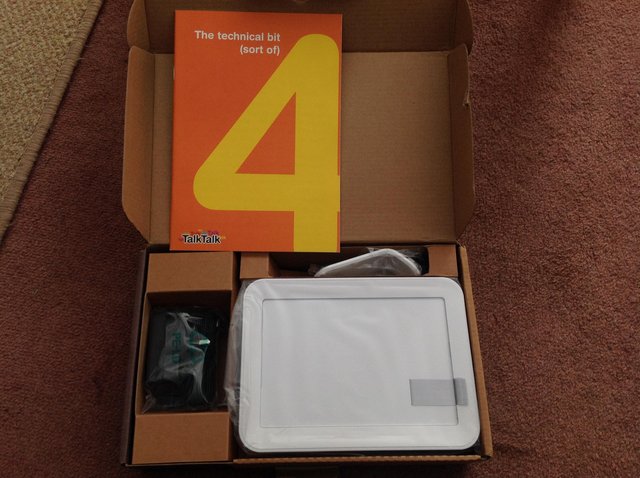 Preview of the first image of TalkTalk Broadband Router (Unused).