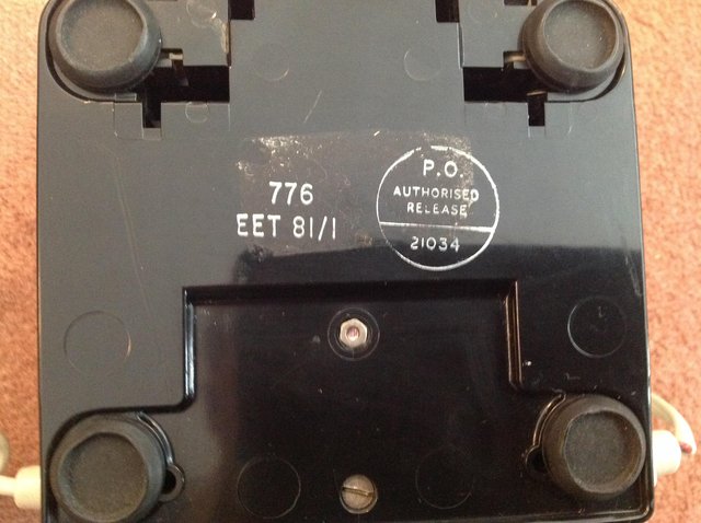 Image 2 of GPO Model 776 Dial Telephone Cream (Rare)