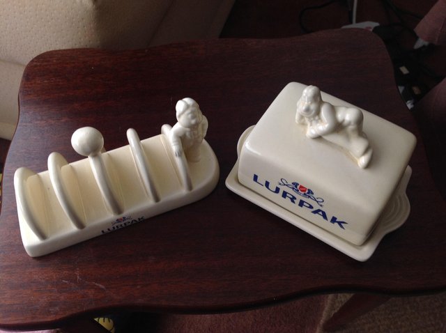 Preview of the first image of Lurpack Butter Dish and Toast Rack.