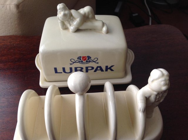 Image 3 of Lurpack Butter Dish and Toast Rack
