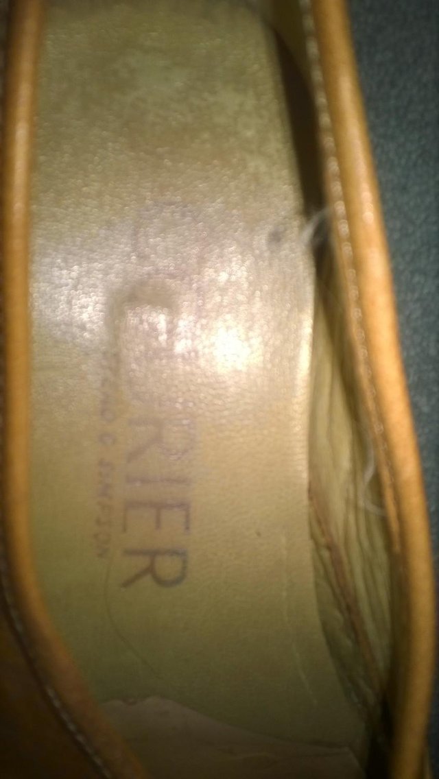 Image 2 of Cartier soft Tan leather tops and leather soles shoes