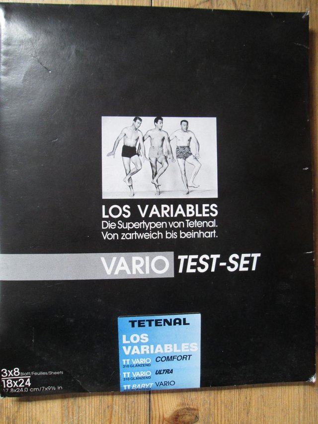 Preview of the first image of Tetenal Vario Test-Set (incl P&P).