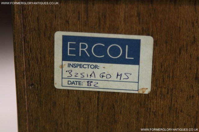 Image 32 of ERCOL GOLDEN DAWN DISPLAY CABINET SIDEBOARD DRESSER BASE