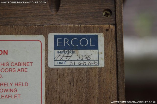 Image 37 of ERCOL GOLDEN DAWN DISPLAY CABINET SIDEBOARD DRESSER BASE