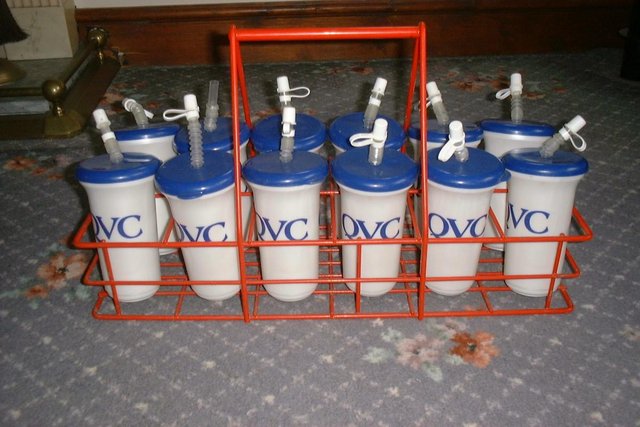 Preview of the first image of football water bottle carrier/12 bottles.