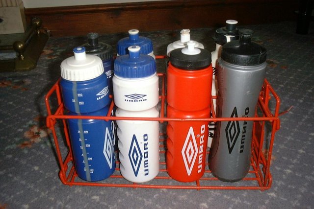 Preview of the first image of sports water bottle carrier/umbro bottles.