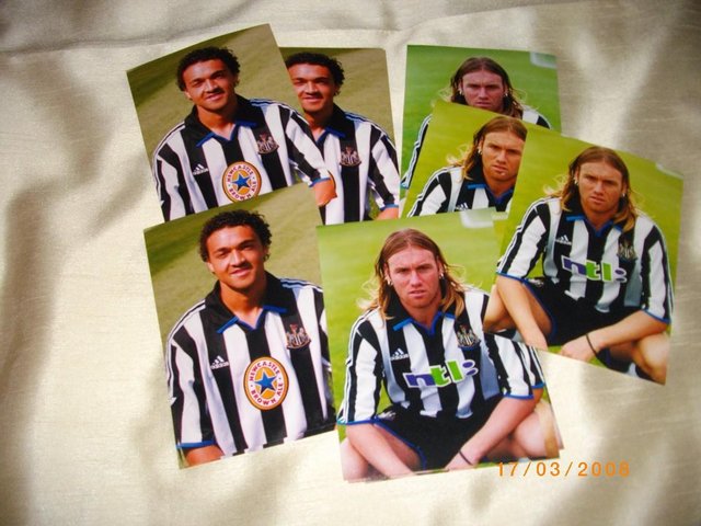 Preview of the first image of NEWCASTLE FC 12 OFFICIAL PHOTOS of CORDONE & CERVANT.