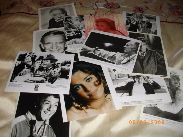 Preview of the first image of 12 MOVIE STILLS MAINLY 10x8 HOFFMAN LIZ TAYLOR CRUISE ETC.