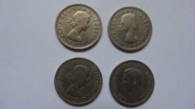 Image 2 of Six Pence Coins.