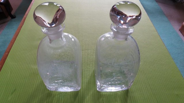 Preview of the first image of Whitefriars decanters pair,genuine.