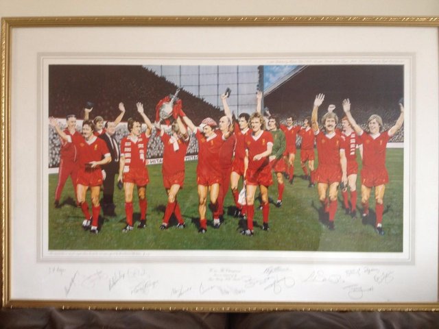 Preview of the first image of Very Rare and Truly Stunning piece of liverpool fc history.