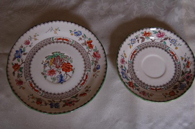 Image 4 of Beautiful Chinese Rose China by Spode, part set of 36 items