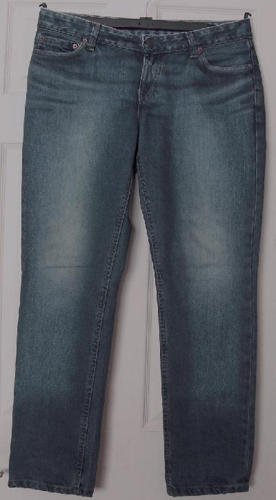 Preview of the first image of Ladies Levi Strauss 555 04 blue jeans - Sz 32W/30L  B7.