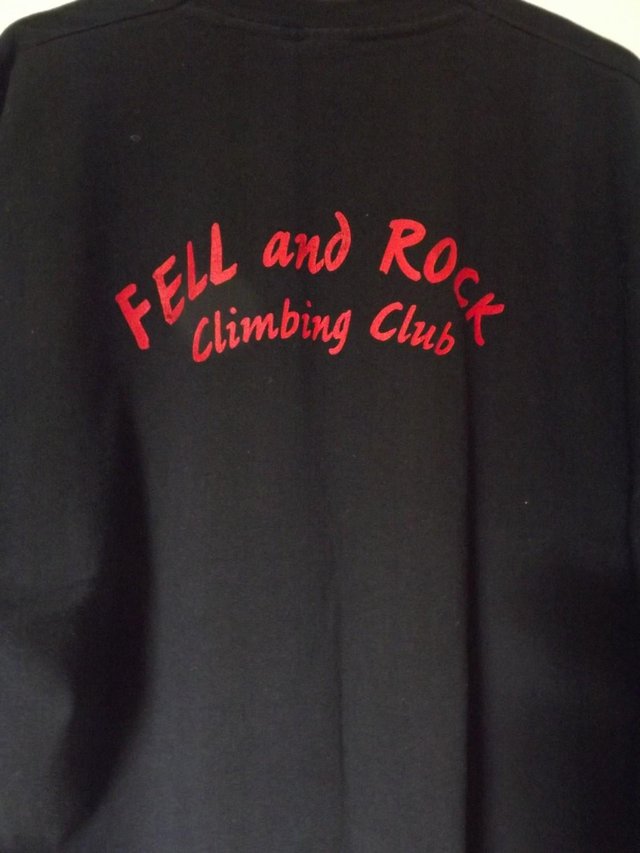Preview of the first image of Fell and Rock Climbing Club T shirt XL.
