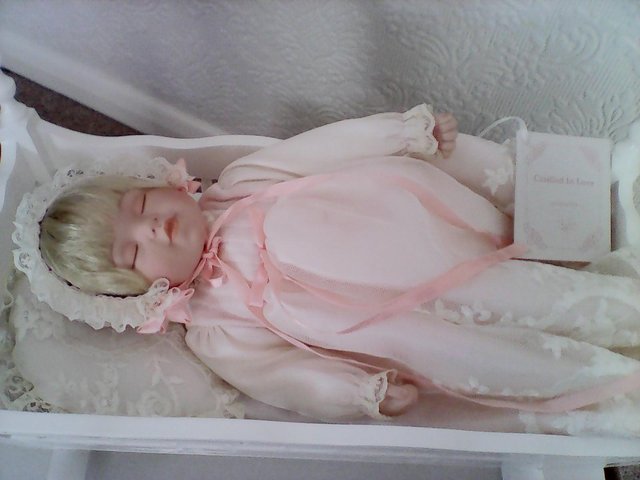 Image 2 of Hamilton- Doll in Cradle