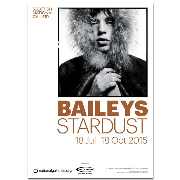 Preview of the first image of Mick Jagger Bailey's Stardust Exhibition Poster.