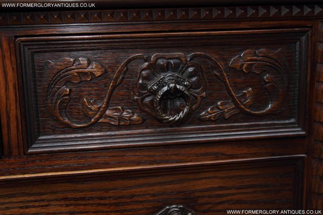 Image 6 of A JAYCEE OLD CHARM OAK CHEST OF DRAWERS SIDEBOARD TV STAND