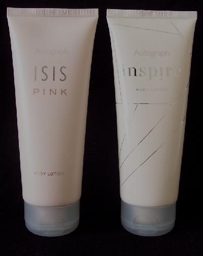 Preview of the first image of 2 Autograph Body Lotions - Inspire & Isis Pink.  BX5.