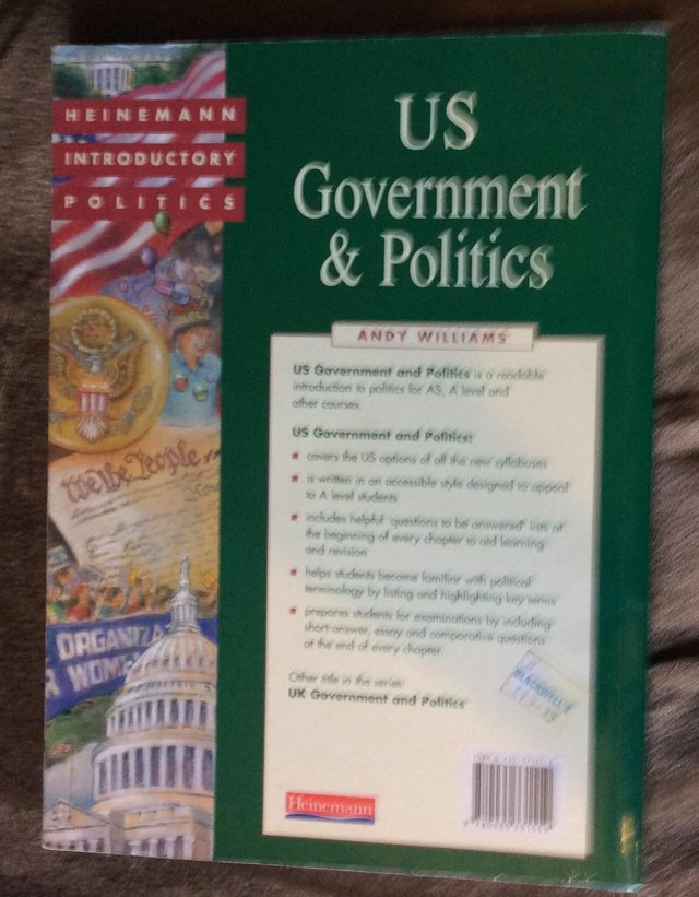 Image 2 of US Government and Politics by Andy Williams
