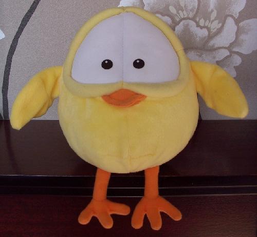 Preview of the first image of 2005 Sweety The Chick Singing Soft Toy, Jamster Ringtone.