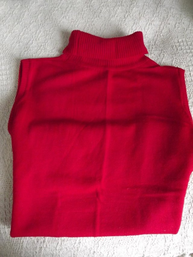 Preview of the first image of M&S lambswool top size 16.