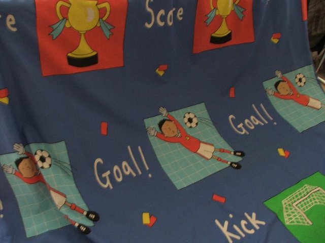 Preview of the first image of Footballer curtains.
