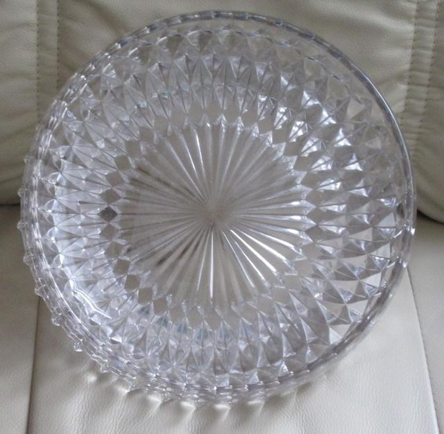 Preview of the first image of Large decorative GLASS BOWL..