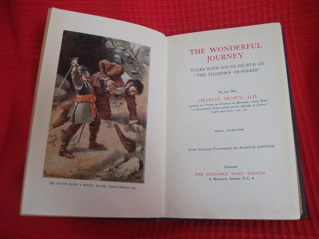 Image 2 of Rare very good copy of The Wonderful Journey By Rev C Brown