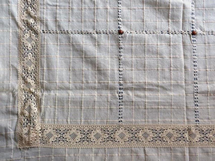 Image 2 of Cotton BED / SOFA THROW or TABLECLOTH from CYPRUS
