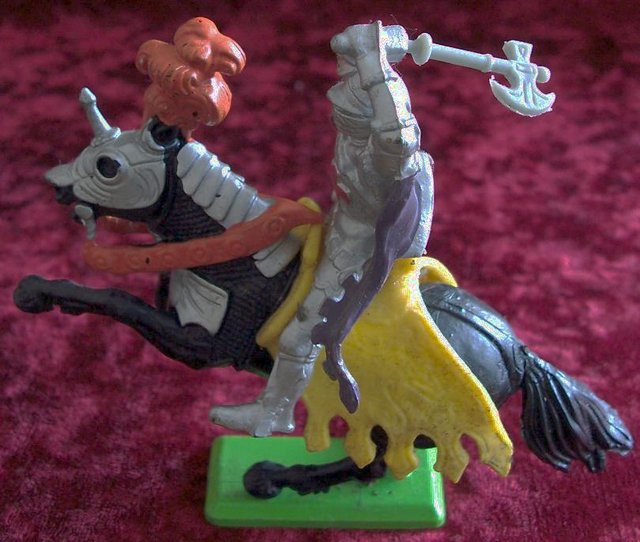 Preview of the first image of Britains Mounted Knight On Horseback - Dated 1971.    BX5.