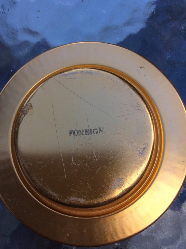 Image 2 of Small metal and glass dish