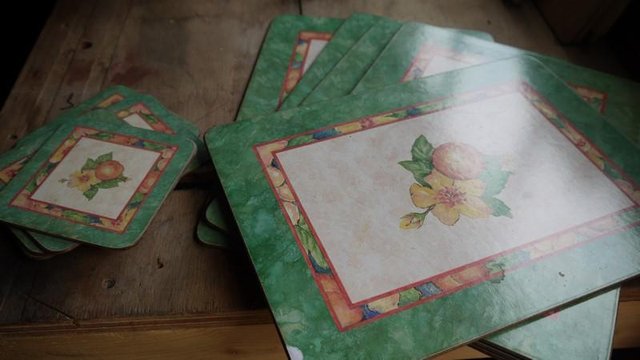 Image 2 of 2 sets of table mats and coasters