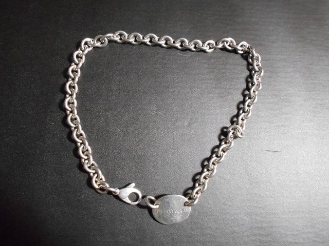 Image 2 of TIFFANY & Co OVAL TAG NECKLACE