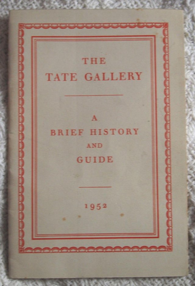 Preview of the first image of TATE GALLERY BOOKLET..