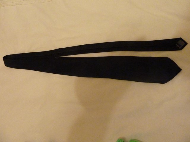 Image 2 of Gent's black tie - Thomas Nash (new)