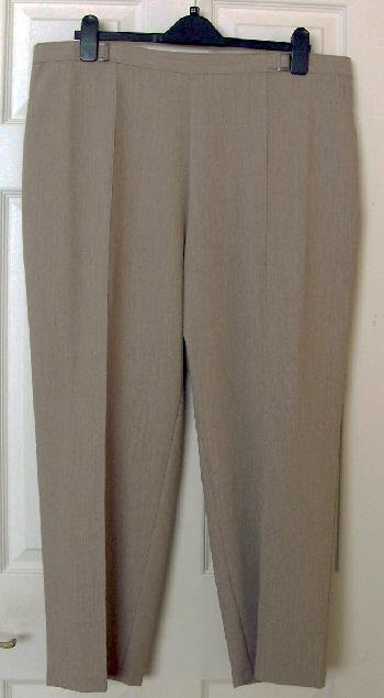 Preview of the first image of Ladies Pull On Trousers By M&S - Sz 20  B9.