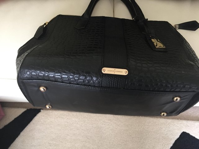 Image 3 of Handbag by Jasper Conran in Black leather