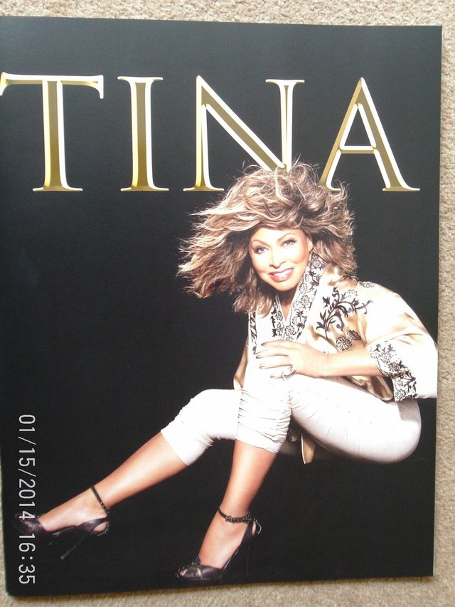 Preview of the first image of TINA TURNER tour program.