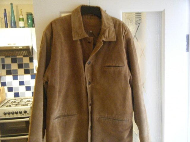 Image 2 of Gents Suede Leather Jacket