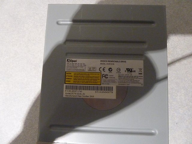 Image 2 of AOPEN 16X DVD-R & DVD+R dual layer re-writable drive