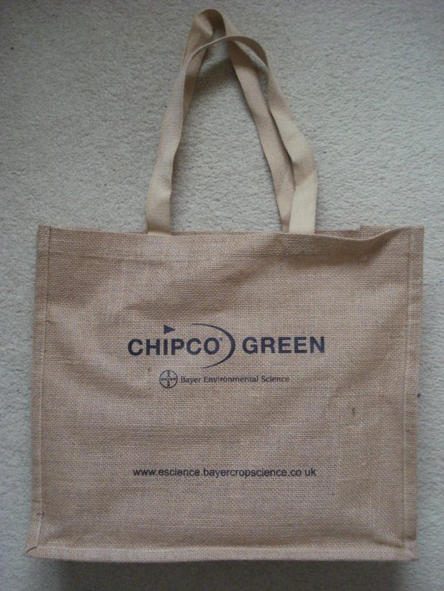 Image 2 of CHOICE OF 1 ASSORTED STURDY HESSIAN SHOPPING BAGS