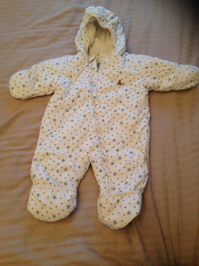 Preview of the first image of Baby Snow Suits and jacket 0-3months.