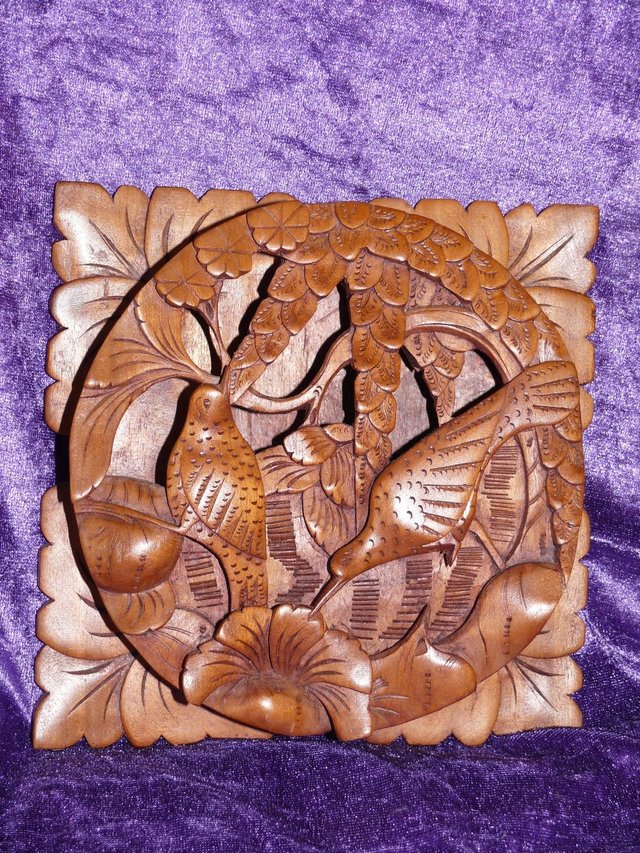 Preview of the first image of Wooden carved ornament.