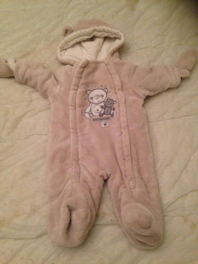 Preview of the first image of Baby Snow Suits 3-6months.