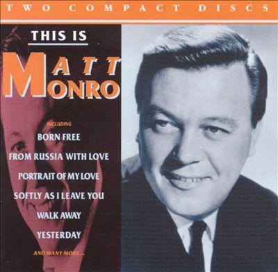 Preview of the first image of This is Matt Monro 2CD set (incl P&P).