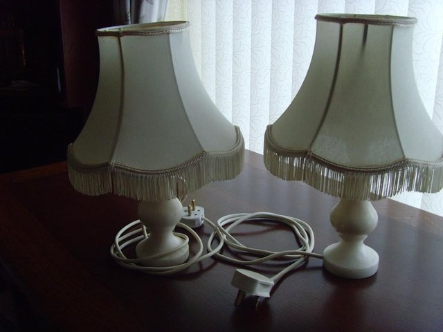 Preview of the first image of Matching Alabaster lamps.